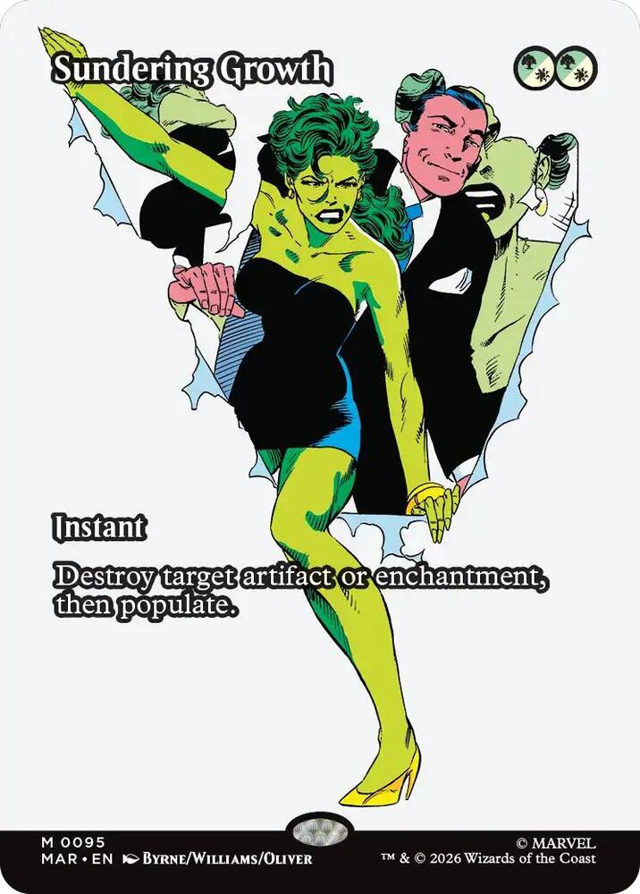 Sundering Growth (Borderless) #95 Marvel Universe Eternal-Legal