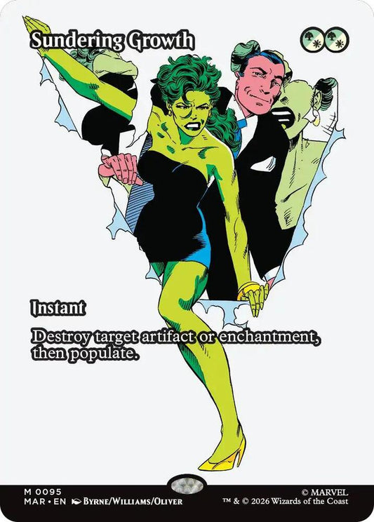 Sundering Growth (Borderless) #95 Marvel Universe Eternal-Legal