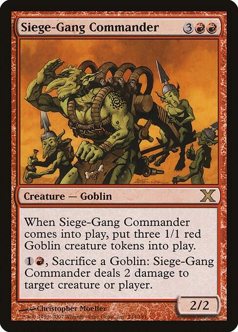 Siege-Gang Commander #234 10th Edition
