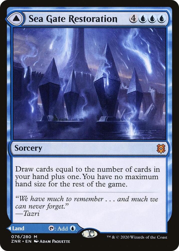 Sea Gate Restoration #76 Zendikar Rising
