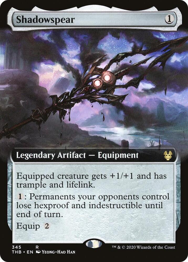 Shadowspear (Extended Art) #345 Theros Beyond Death