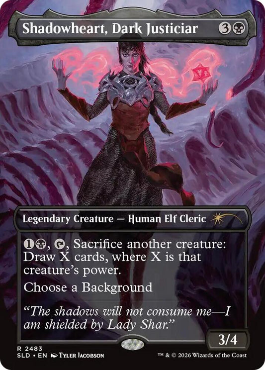 Shadowheart, Dark Justiciar #2483 FOIL Secret Lair Drop Series