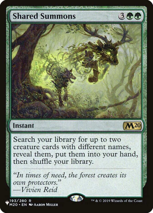 Shared Summons #193 The List Reprints