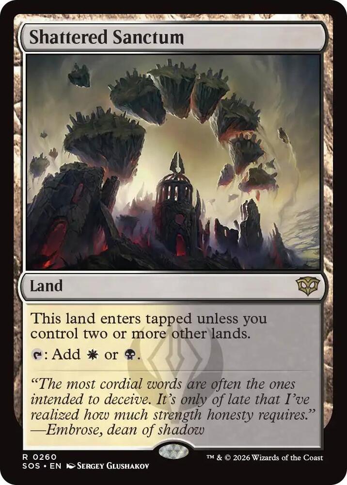 Shattered Sanctum #260 FOIL Secrets of Strixhaven