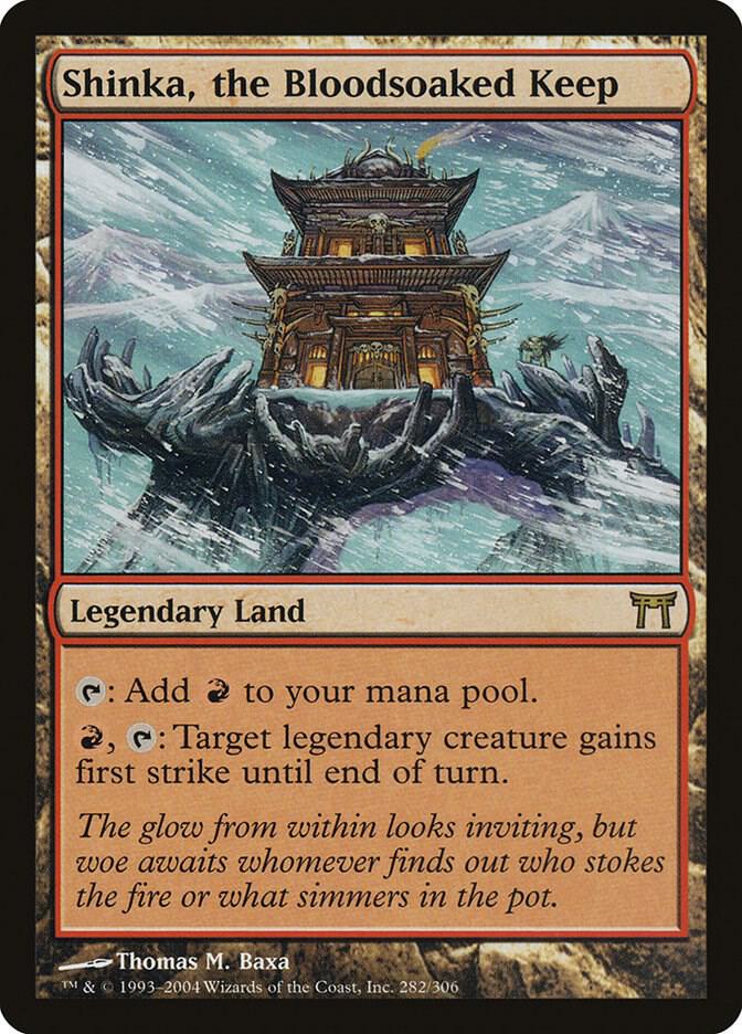 Shinka, the Bloodsoaked Keep #282 Champions of Kamigawa