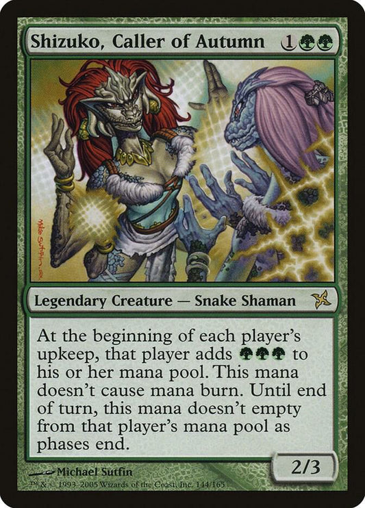Shizuko, Caller of Autumn #144 Betrayers of Kamigawa
