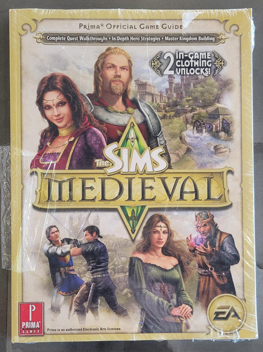 Sims Medieval Prima Strategy Guide NEW/SEALED