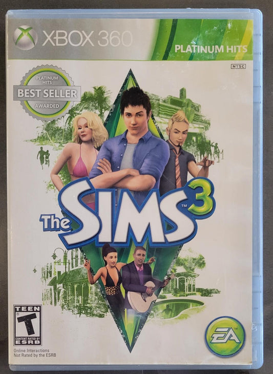 Xbox 360 Sims 3 Platinum Hits (No instructions)