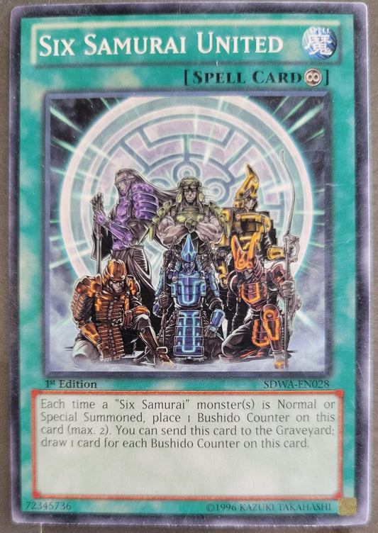 Six Samurai United 1st Edition Structure Deck Samurai Warlords
