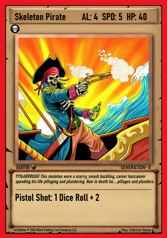 Skeleton Pirate #48 Ward Gen II