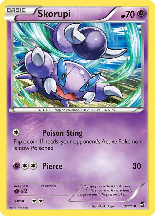 Skorupi #38 FOIL XY - Furious Fists