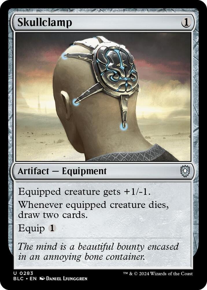 Skullclamp #283 Commander: Bloomburrow