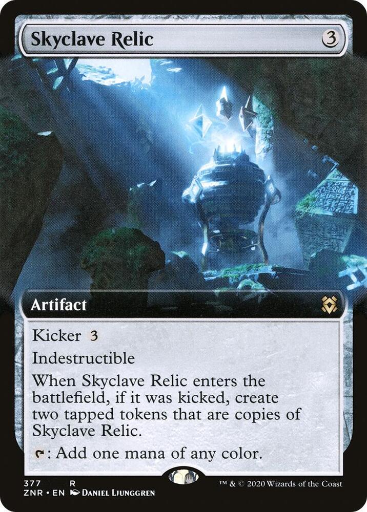 Skyclave Relic #377 (Extended Art) Zendikar Rising