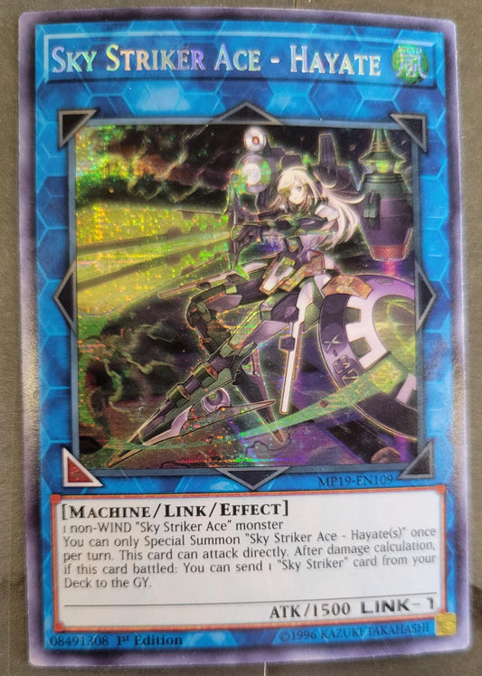 Sky Striker Ace Hayate 1st Edition 2019 Gold Sarcophagus Tin Mega Pack