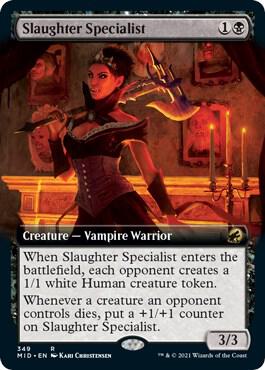 Slaughter Specialist #349 (Extended Art) FOIL Innistrad: Midnight Hunt