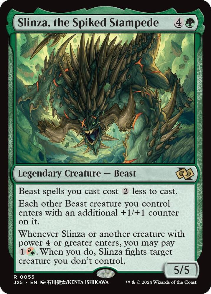 Slinza, the Spiked Stampede #55 Foundations Jumpstart