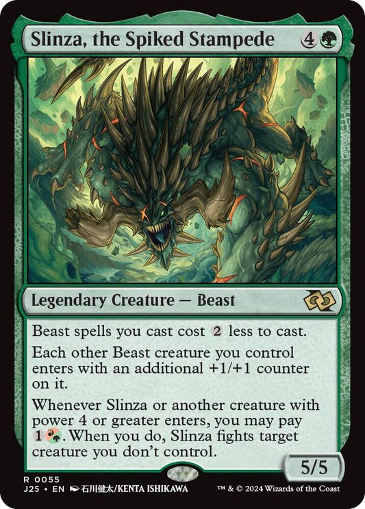 Slinza, the Spiked Stampede #55 Foundations Jumpstart