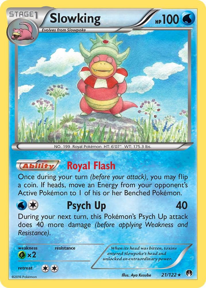 Slowking #21 HOLOFOIL XY - BREAKpoint
