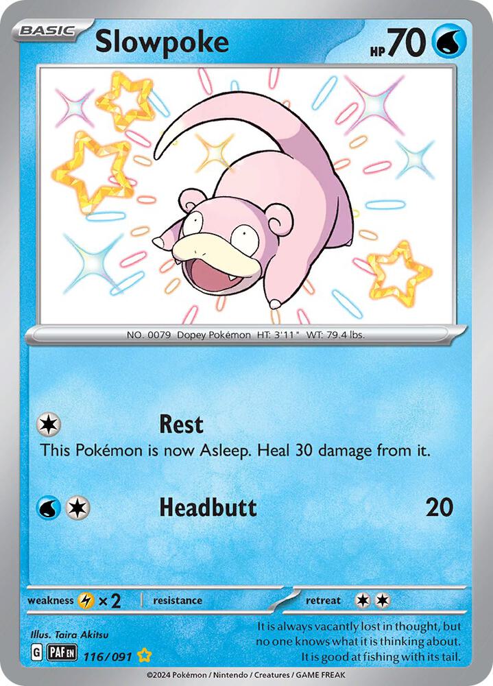 Slowpoke #116 SV: Paldean Fates