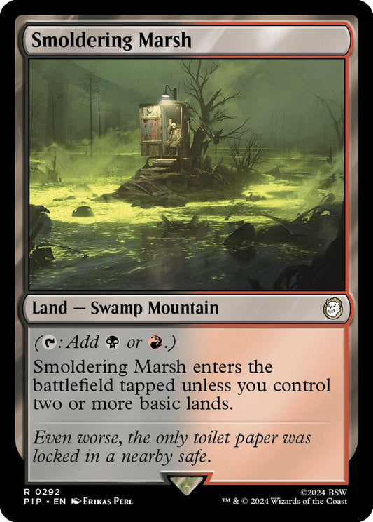 Smoldering Marsh #292 FOIL Universes Beyond: Fallout