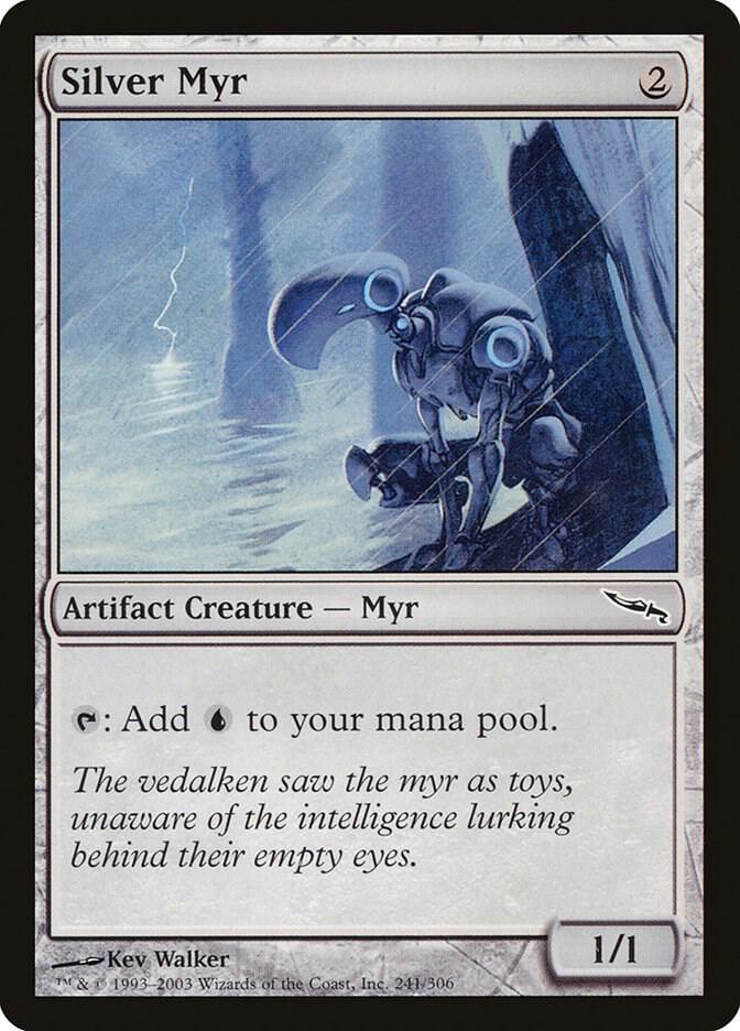 Silver Myr #241 FOIL Mirrodin