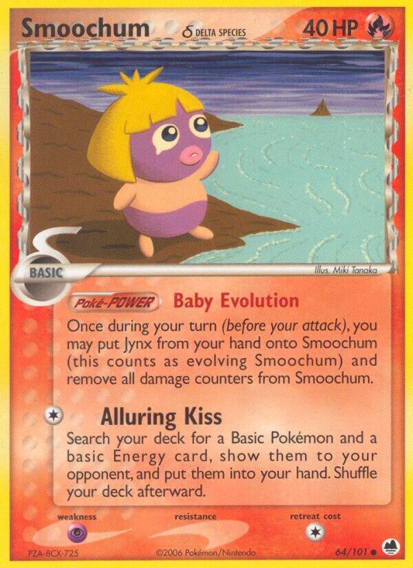 Smoochum (Delta Species) #64 HOLOFOIL Dragon Frontiers
