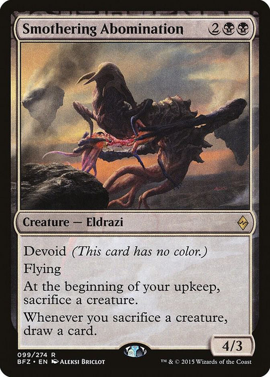 Smothering Abomination #99 FOIL Battle for Zendikar