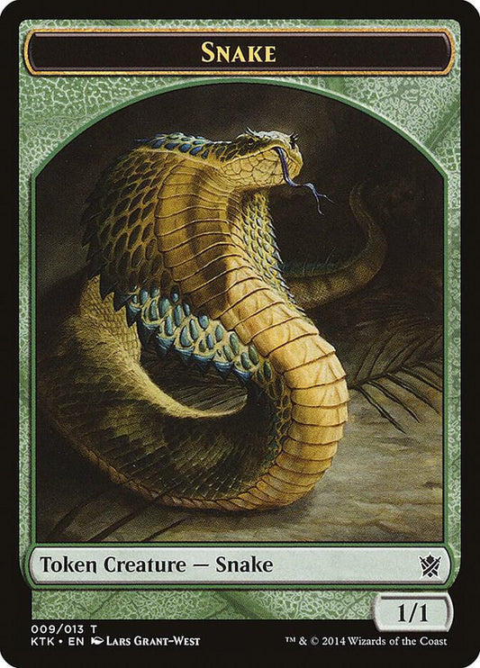 Snake Token #9 Khans of Tarkir