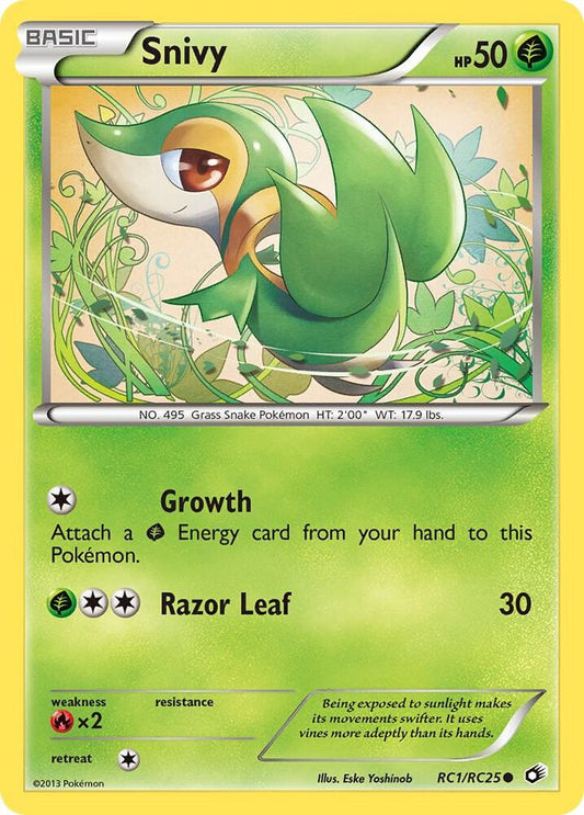 Snivy #RC1 Legendary Treasures Radiant Collection