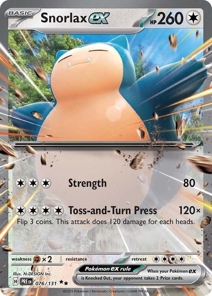 Snorlax EX #76 SV: Prismatic Evolutions