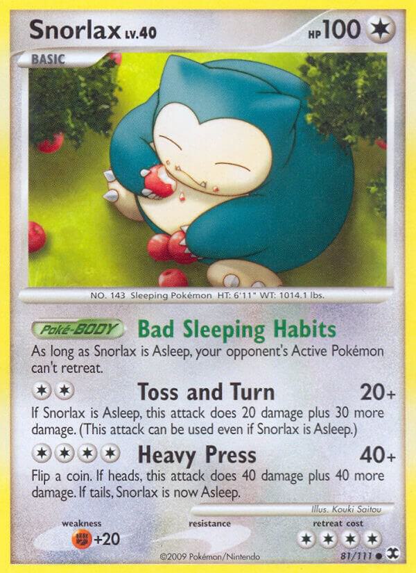 Snorlax #81 Rising Rivals