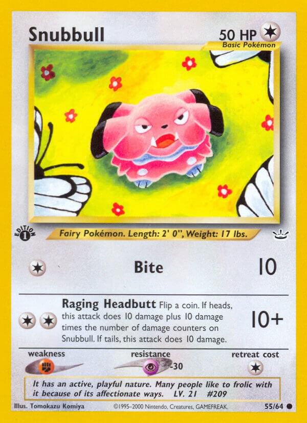 Snubbull (1st Edition) #55 Neo Revelation
