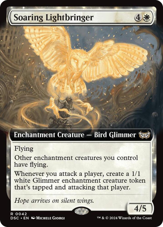 Soaring Lightbringer #42 (Extended Art) Commander: Duskmourn: House of Horror
