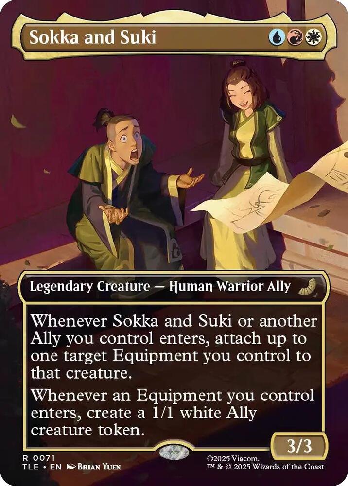 Sokka and Suki (Borderless) #71 Avatar: The Last Airbender: Eternal Legal