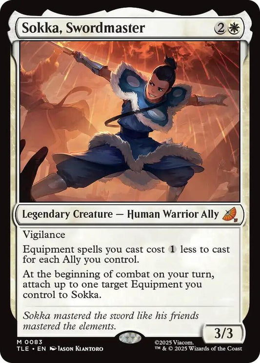 Sokka, Swordmaster #83 FOIL Avatar: The Last Airbender: Eternal-Legal