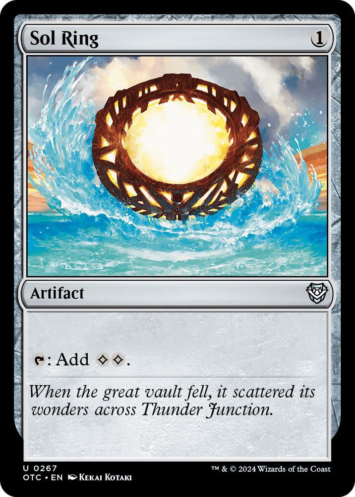 Sol Ring #267 Commander: Outlaws of Thunder Junction