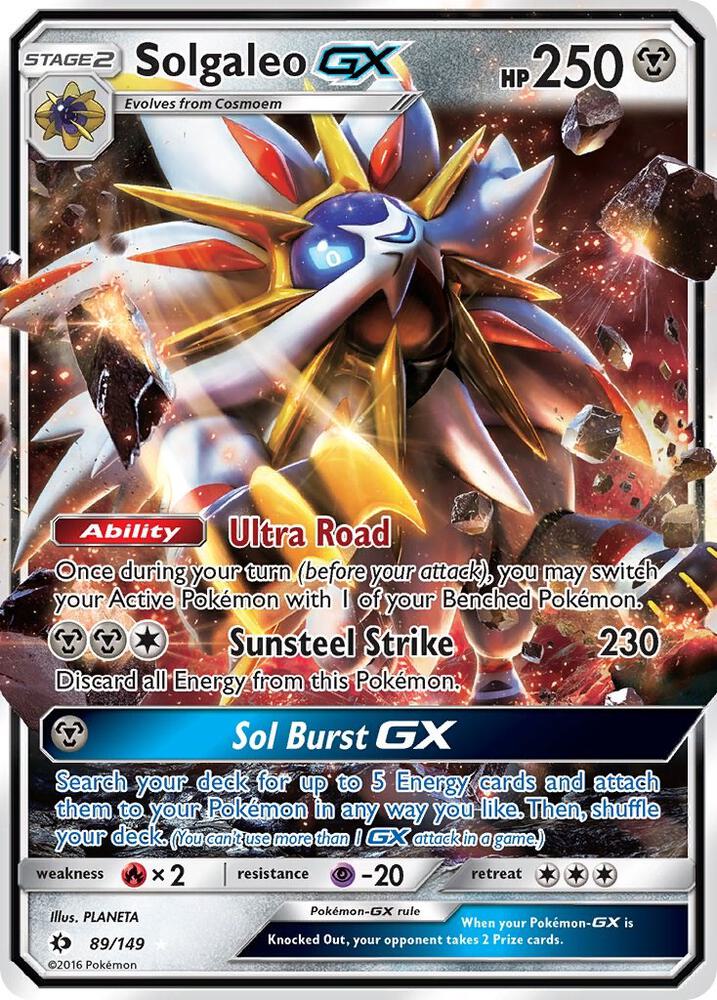 Solgaleo GX #89 SM Base Set