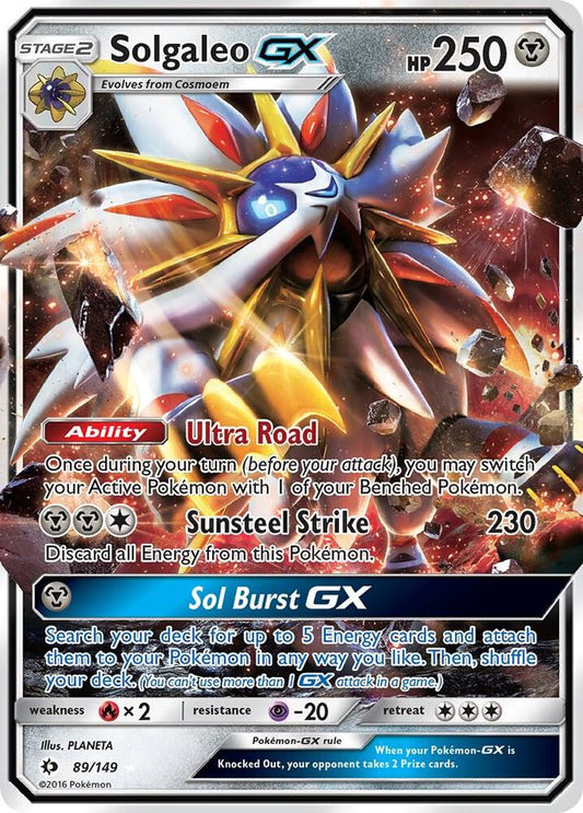 Solgaleo GX #89 SM Base Set