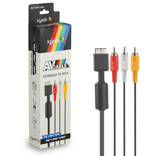Sony Composite AV Cable (PS1, PS2, PS3) NEW/SEALED