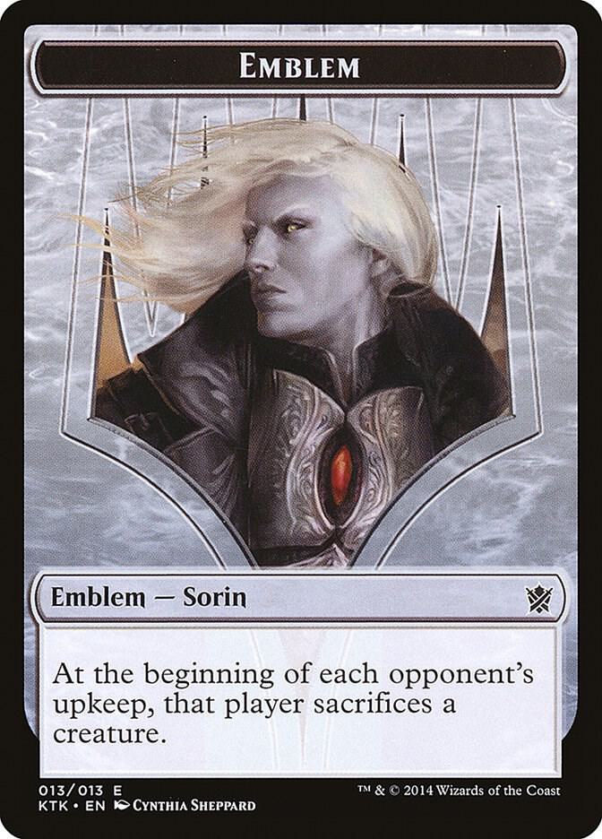 Sorin, Solemn Visitor Emblem #13 Khans of Tarkir