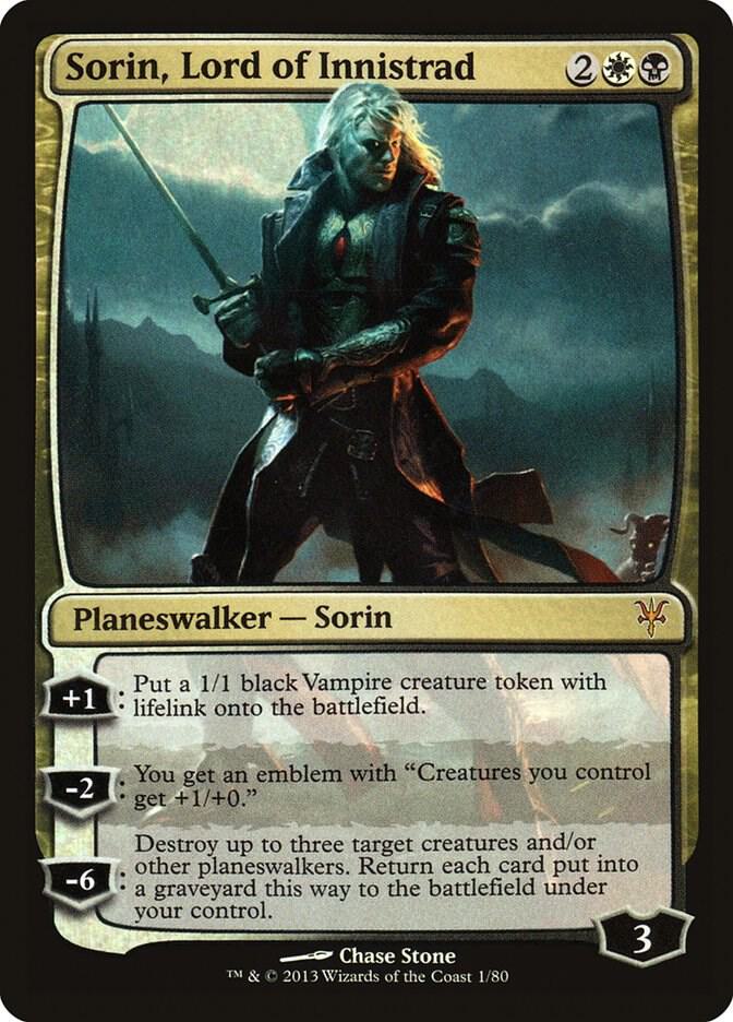 Sorin, Lord of Innistrad #1 FOIL Duel Decks: Sorin vs. Tibalt