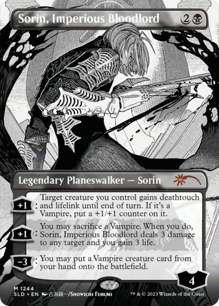 Sorin, Imperious Bloodlord (Borderless) #1244 FOIL Secret Lair Drop Series