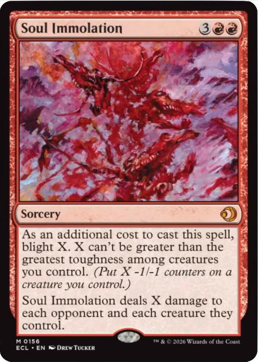 Soul Immolation #156 Lorwyn Eclipsed