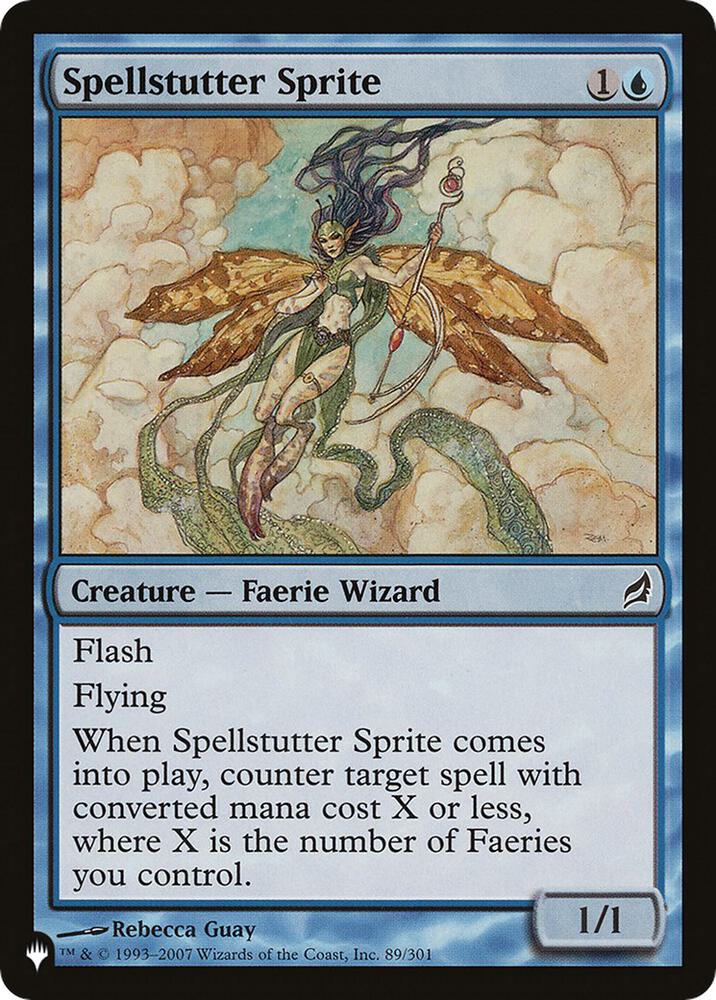 Spellstutter Sprite #89 The List Reprints