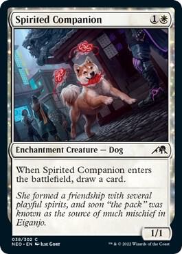 Spirited Companion #38 FOIL Kamigawa: Neon Dynasty
