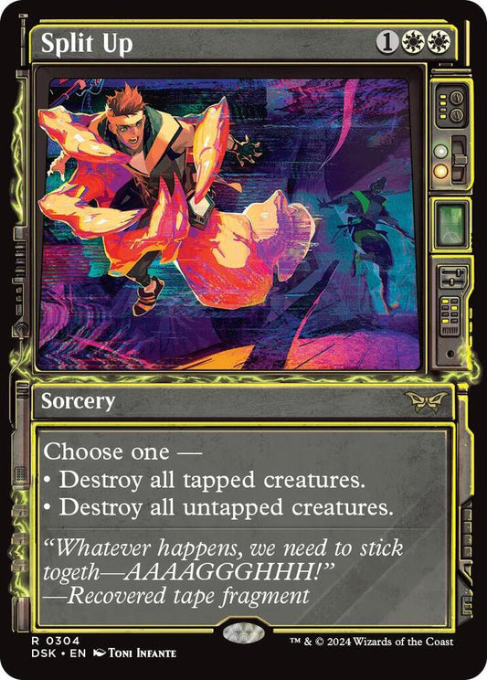 Split Up #304 (Showcase) FOIL Duskmourn: House of Horror