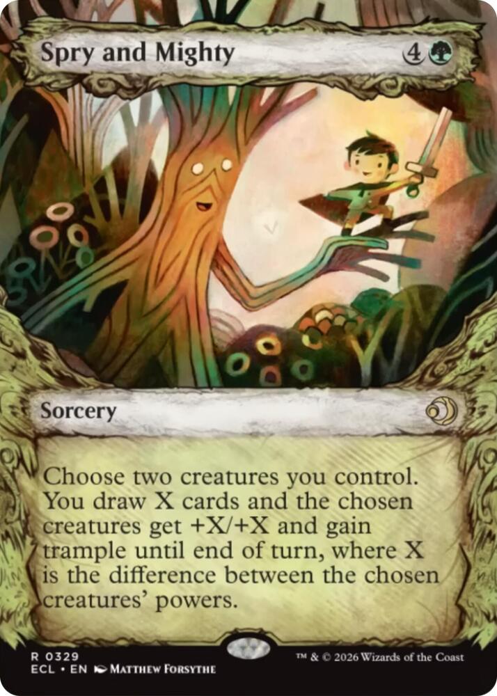 Spry and Mighty (Showcase) #329 Lorwyn Eclipsed