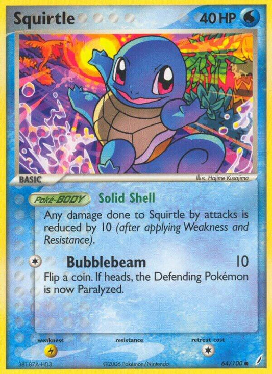 Squirtle #64 Crystal Guardians