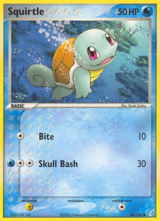 Squirtle #63 Crystal Guardians