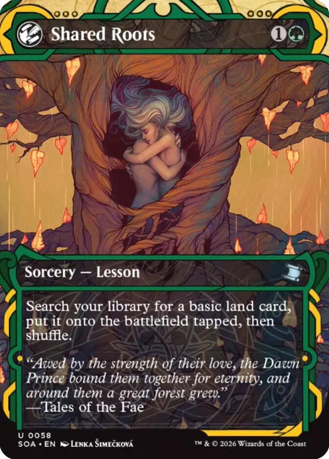 Shared Roots #58 FOIL Secrets of Strixhaven: Mystical Archive